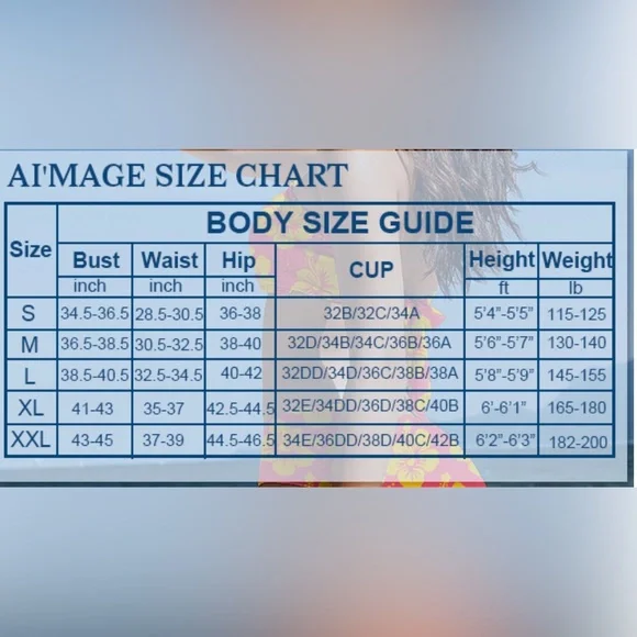 AI'MAGE Bikini Bandeau Swimswear with Removable Shoulder Straps/size: M - Picture 11 of 13